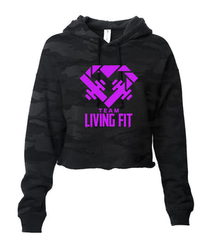 LIVING FIT LIGHTWEIGHT CROP HOODIE