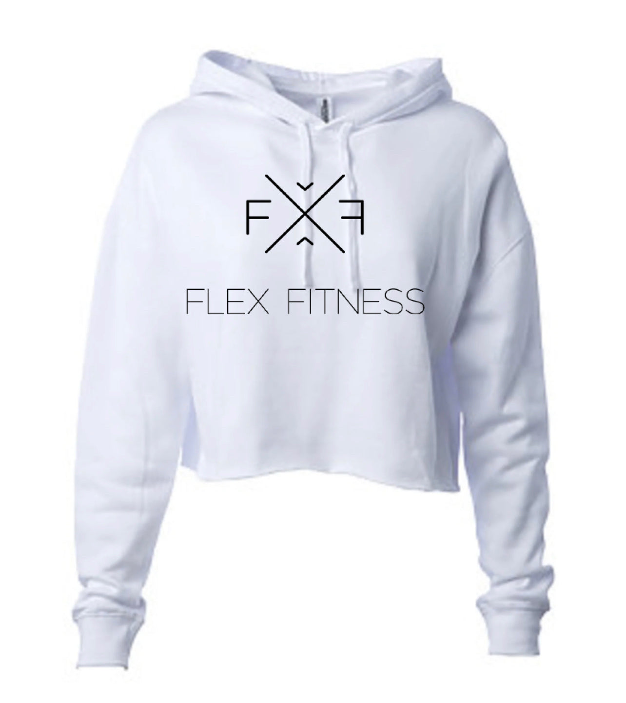 FLEX FITNESS CROP HOODIE