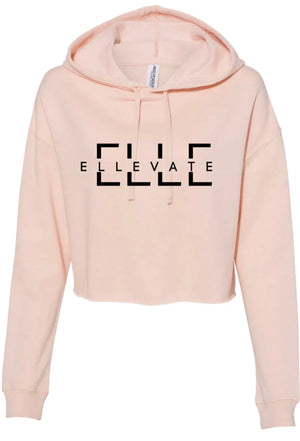 ELLEVATE WELLNESS CROP HOODIE ( LIGHTWEIGHT)