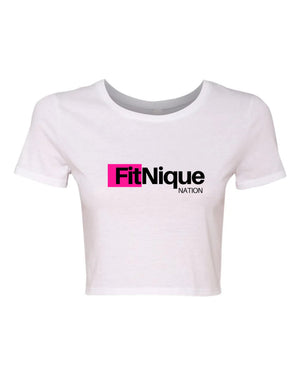 FITNIQUE Nation Crop Tee