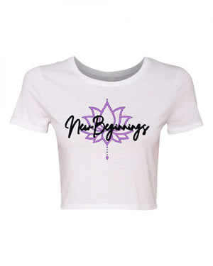 New Beginnings Crop Tee