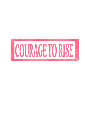 COURAGE TO RISE CROP TANK