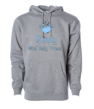 SIMPLY MIND BODY FITNESS FULL LENGTH HOODIE