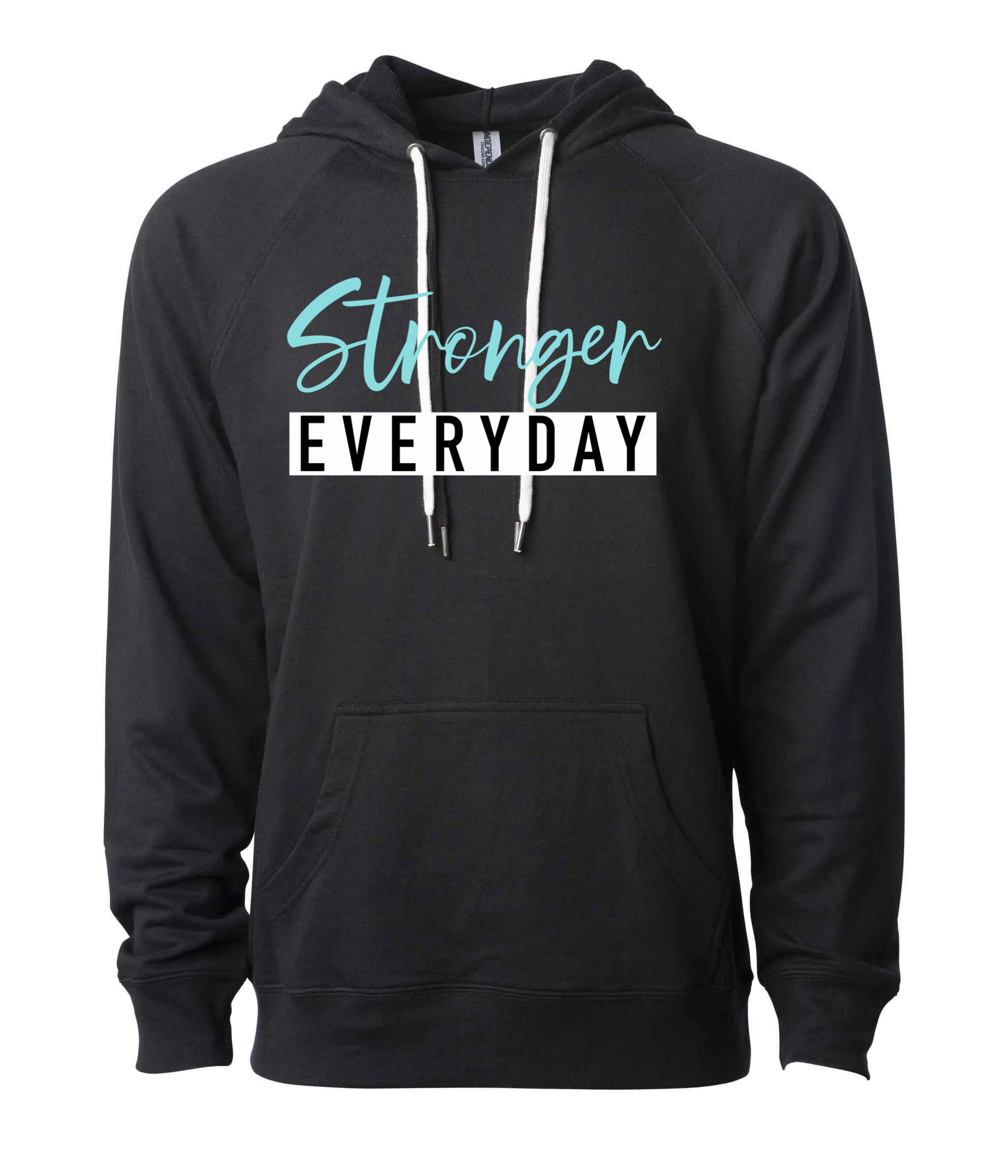 SHINE & STRONGER EVERYDAY  FULL LENGTH UNISEX HOODIE