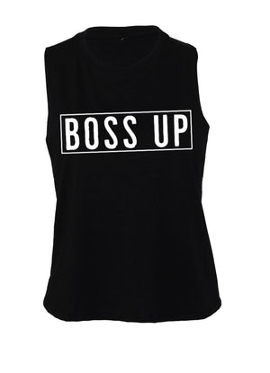 BOSS UP CROP TANK