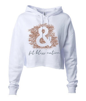 FIT BLISS NATION CROP HOODIE