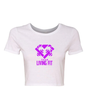 LIVING FIT CROP TEE