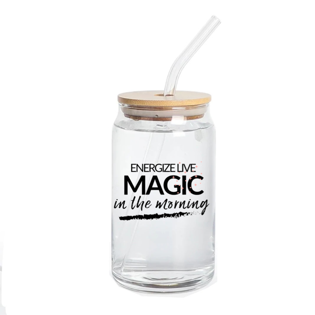 ENERGIZE LIVE Canette de 473 ml (16 oz) avec verre