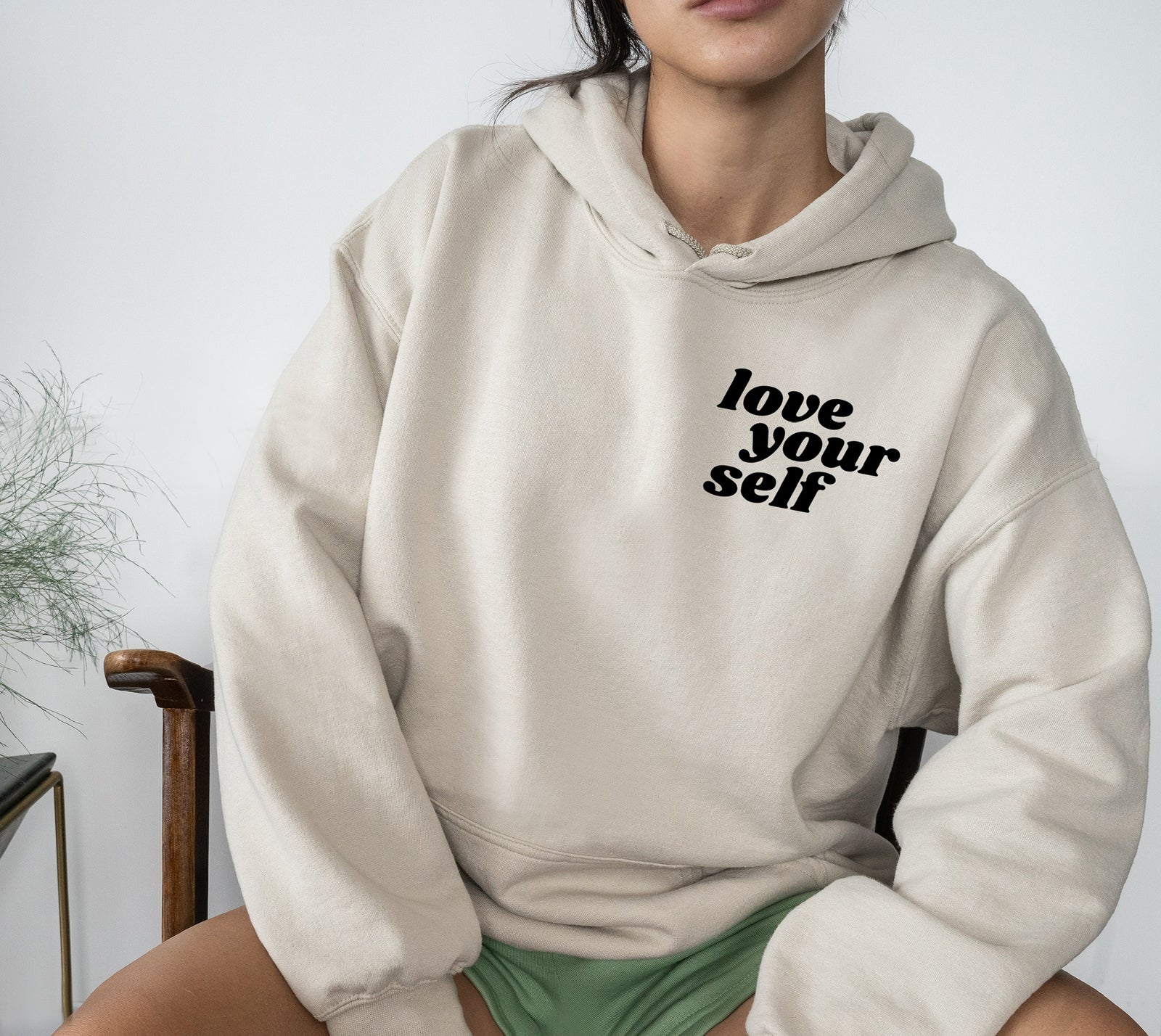 Sweat à capuche Love Your Self