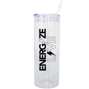 ENERGIZE LIVE 25oz Glass Tumbler