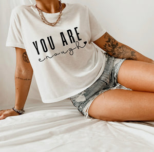 EmpowerHER Legacy - You Are Enough Crop Tee