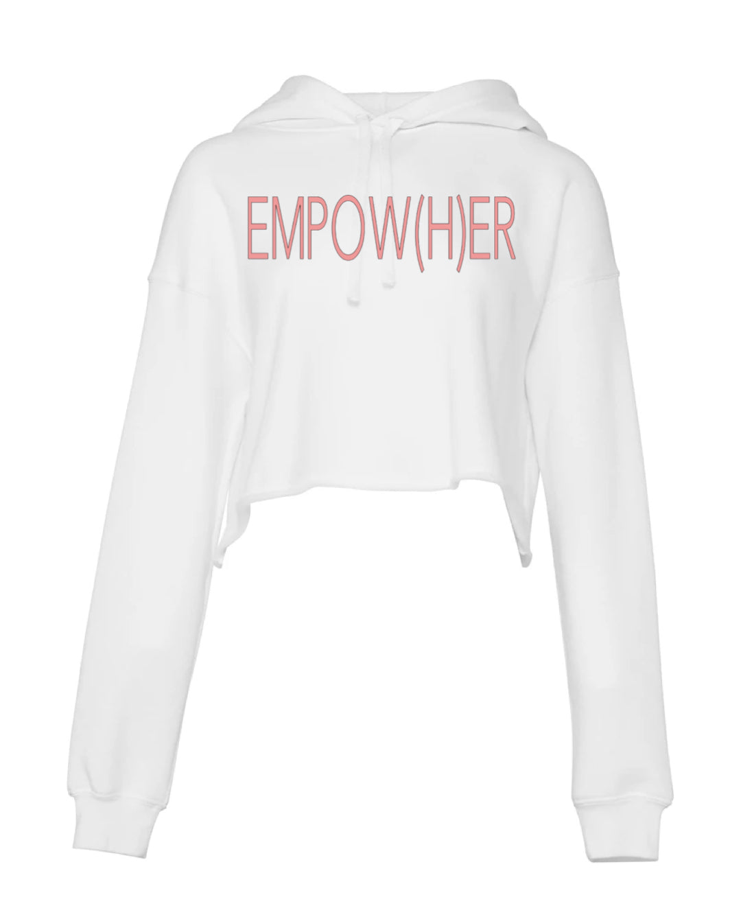 Sweat à capuche court EMPOW(H)ER