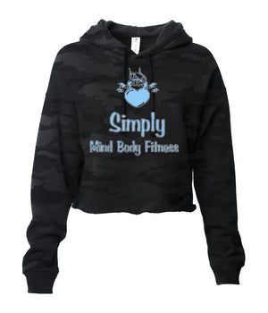 SIMPLY MIND BODY FITNESS CROP HOODIE