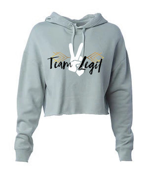 TEAM 2 LEGIT CROP HOODIE (LIGHTWEIGHT)