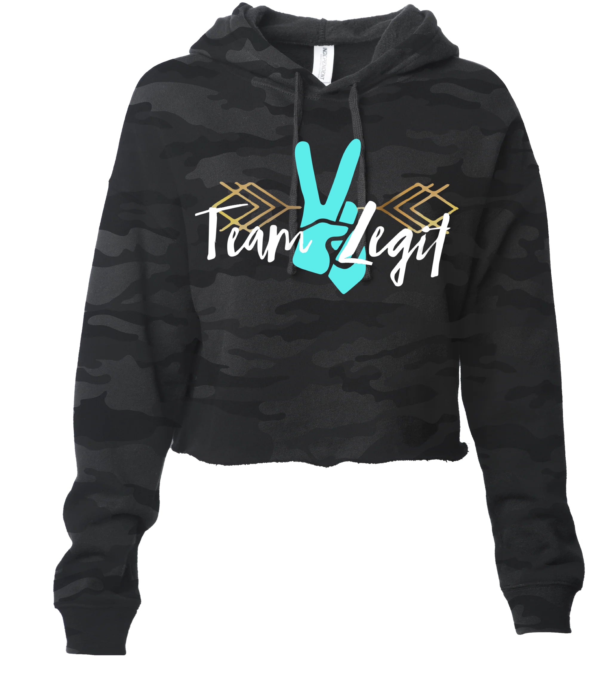 TEAM 2 LEGIT CROP HOODIE (LIGHTWEIGHT)