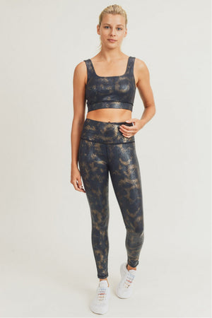 Gold Foil Activewear Set