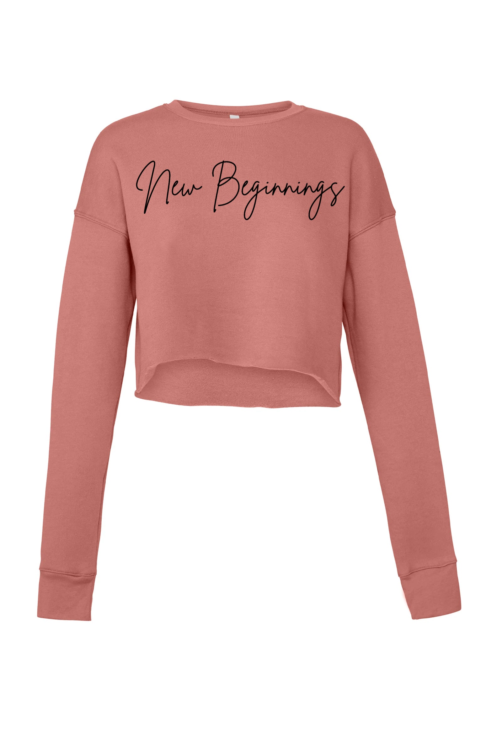 New Beginnings Cropped Crew Fleece