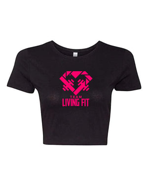 LIVING FIT CROP TEE