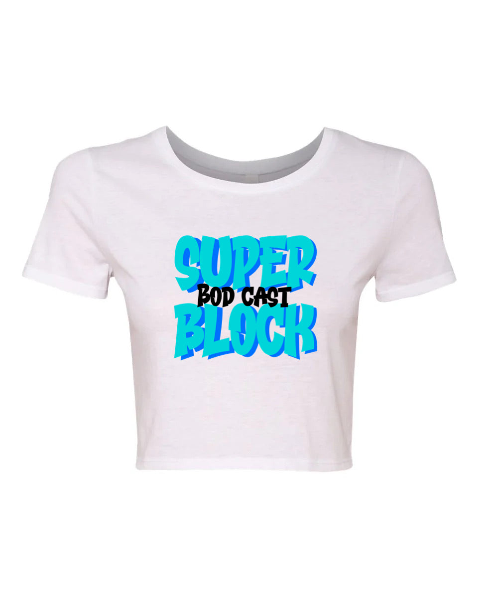 SUPERBLOCK CROP TEE