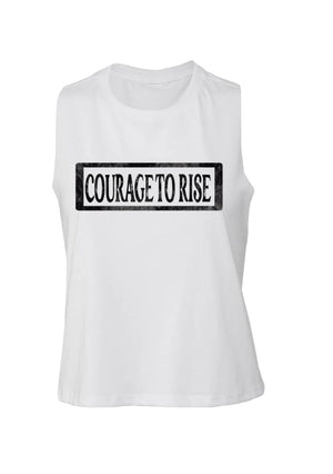 COURAGE TO RISE CROP TANK