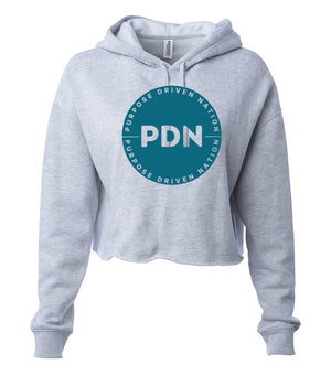 Purpose Driven Nation Crop Hoodie