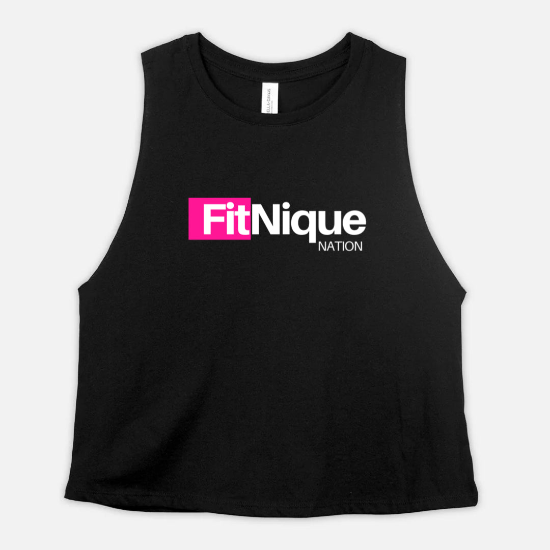 FITNIQUE Nation Crop Tank