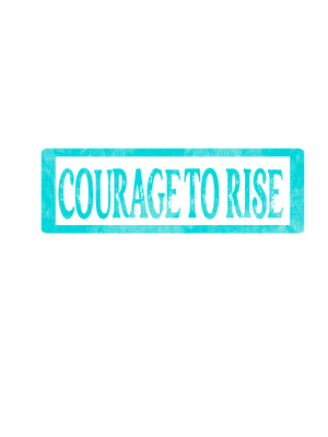 COURAGE TO RISE ZIP UP HOODIE