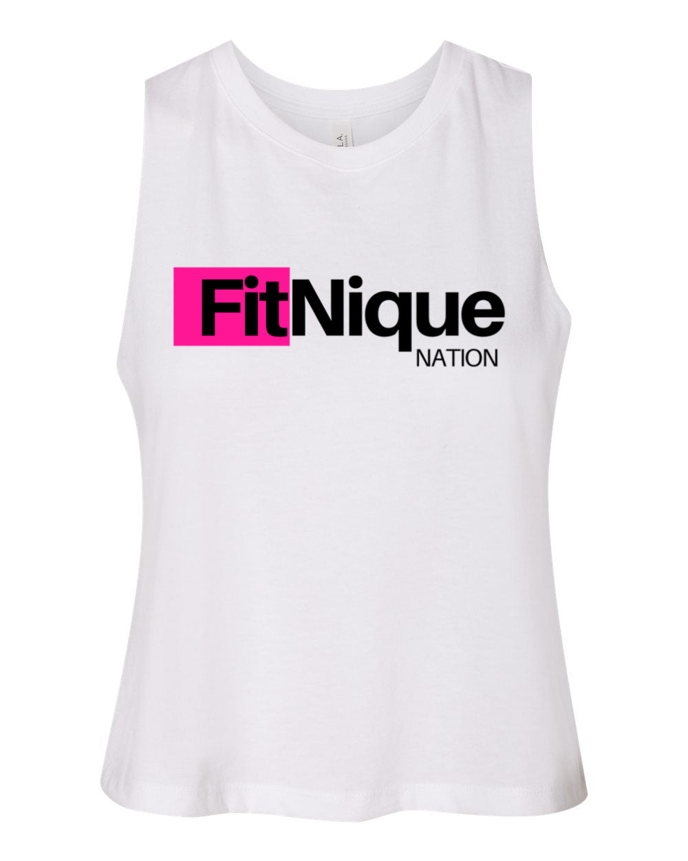 FITNIQUE Nation Crop Tank