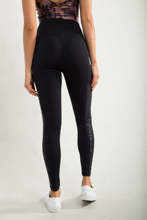 Metallic High Waist Leggings