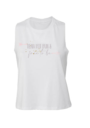 FIT FUN & FREE TO BE CROP TANK