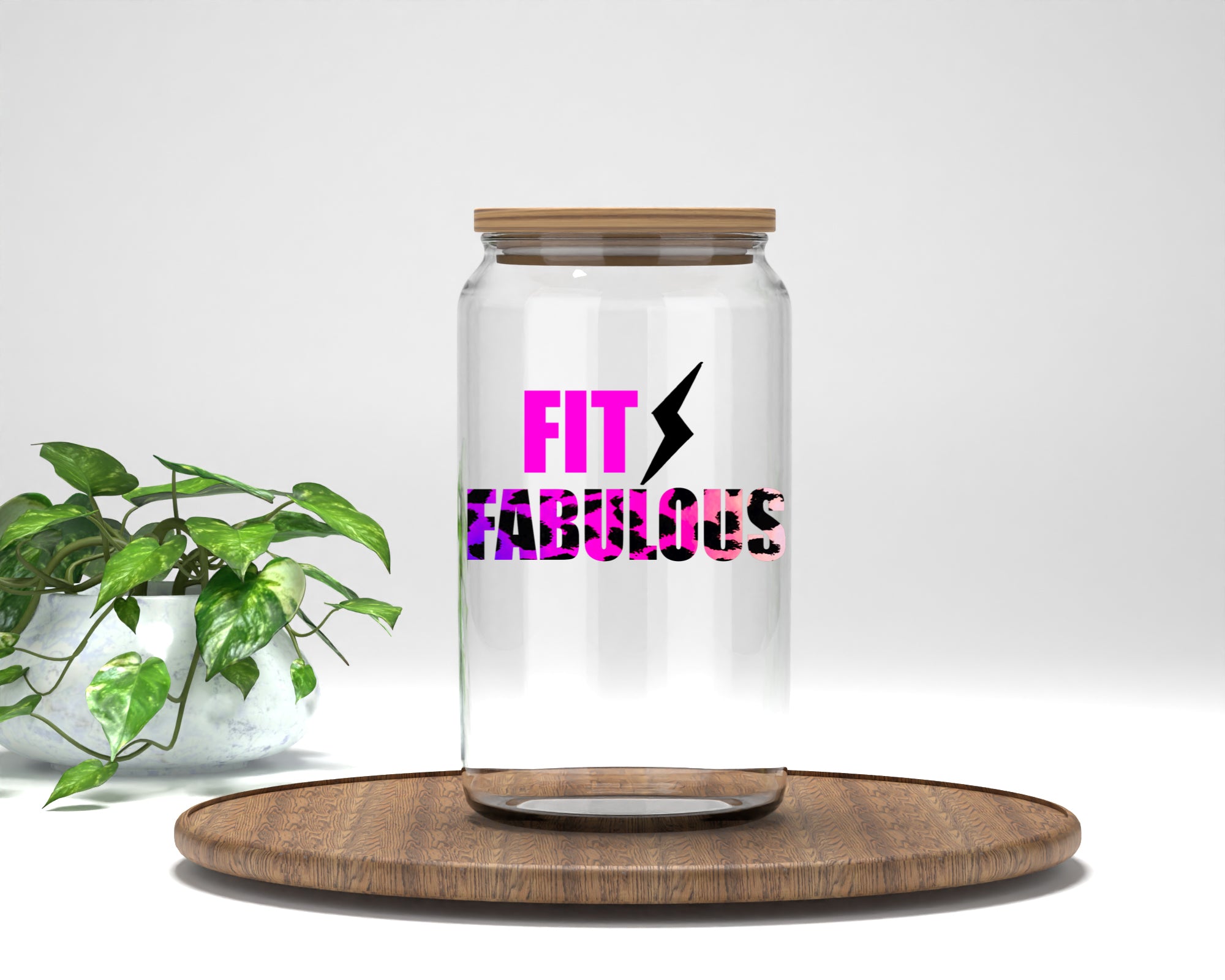 FIT FABULOUS CAN GLASS