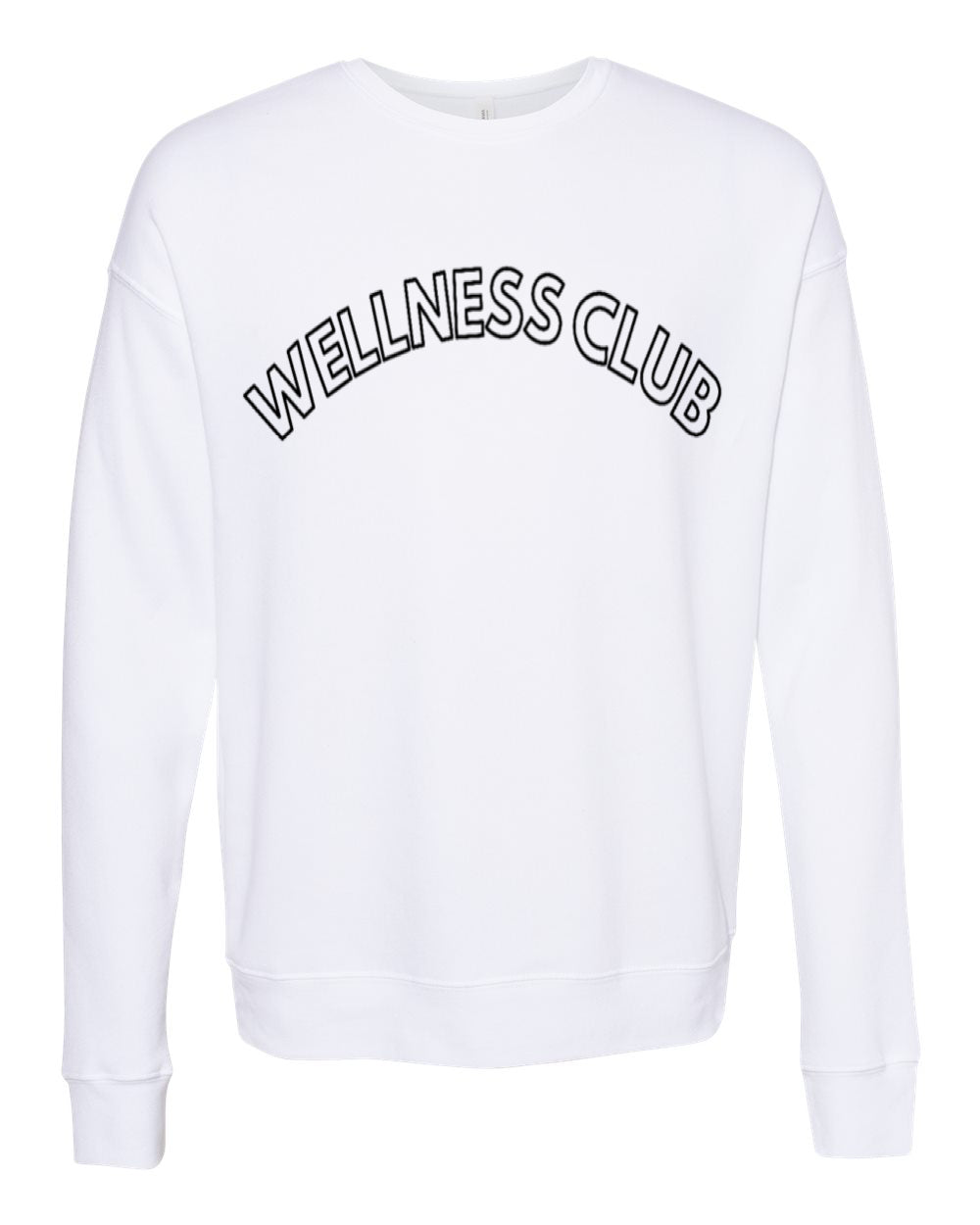 BWELL CLUB Sweat à capuche unisexe en polaire « Wellness Club » 