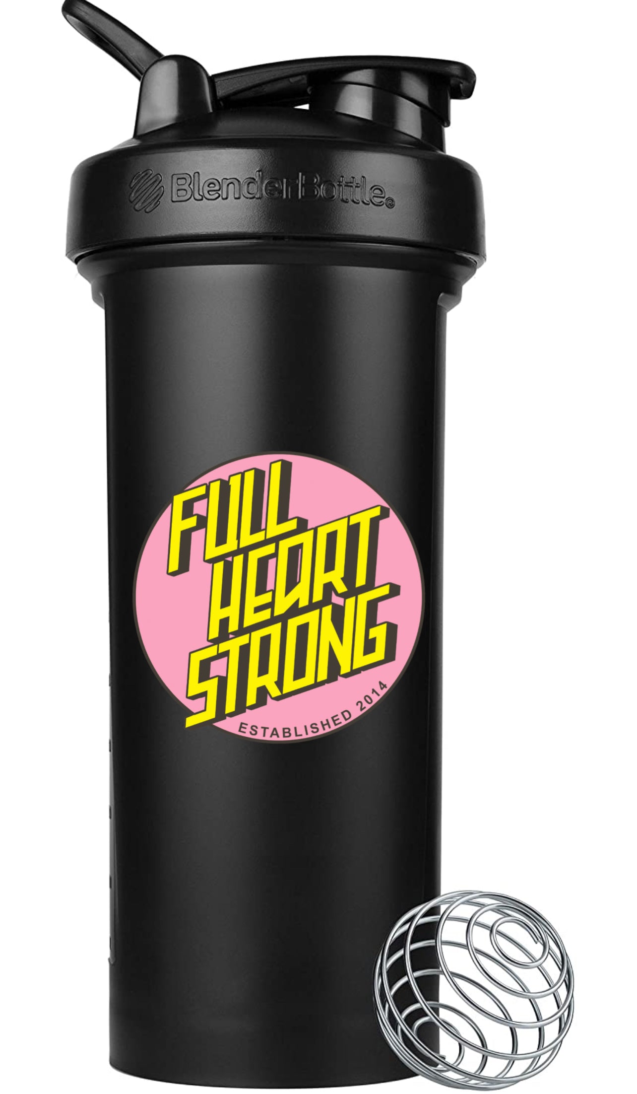 Full Heart Strong Shaker Bottles