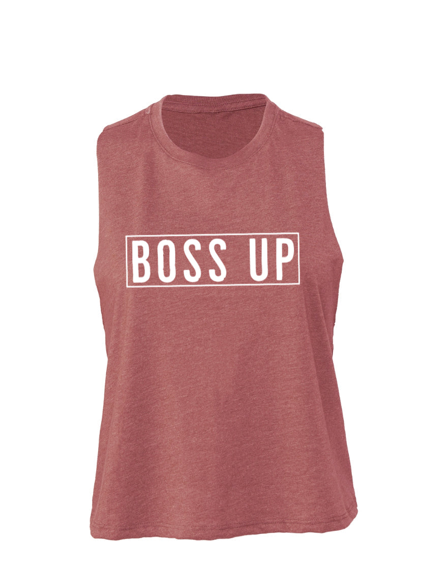 BOSS UP CROP TANK 