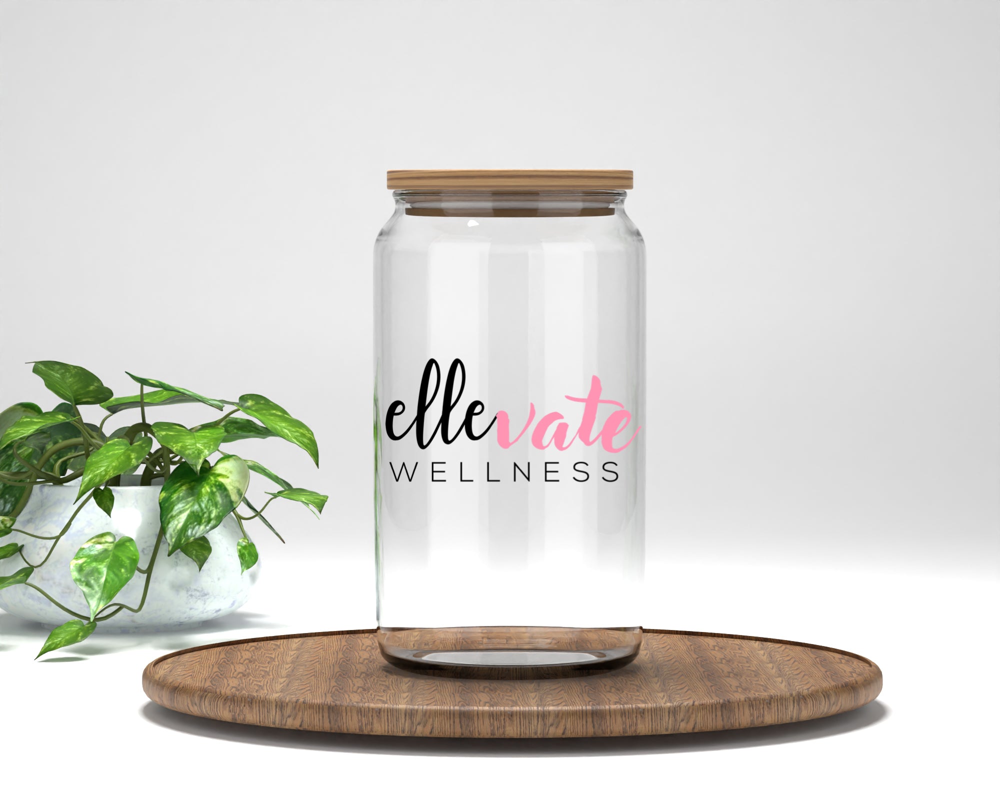 Ellevate Wellness Can Glass
