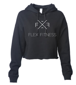 FLEX FITNESS CROP HOODIE