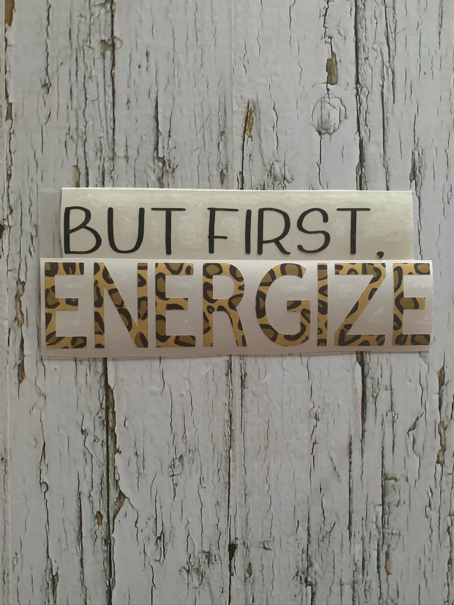 MAIS D'ABORD, AUTOCOLLANT D'ÉNERGIE