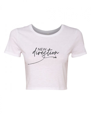 NEW DIRECTION CROP TEE