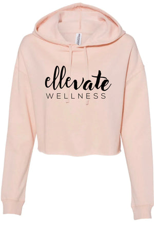 ELLEVATE WELLNESS CROP HOODIE ( LIGHTWEIGHT)