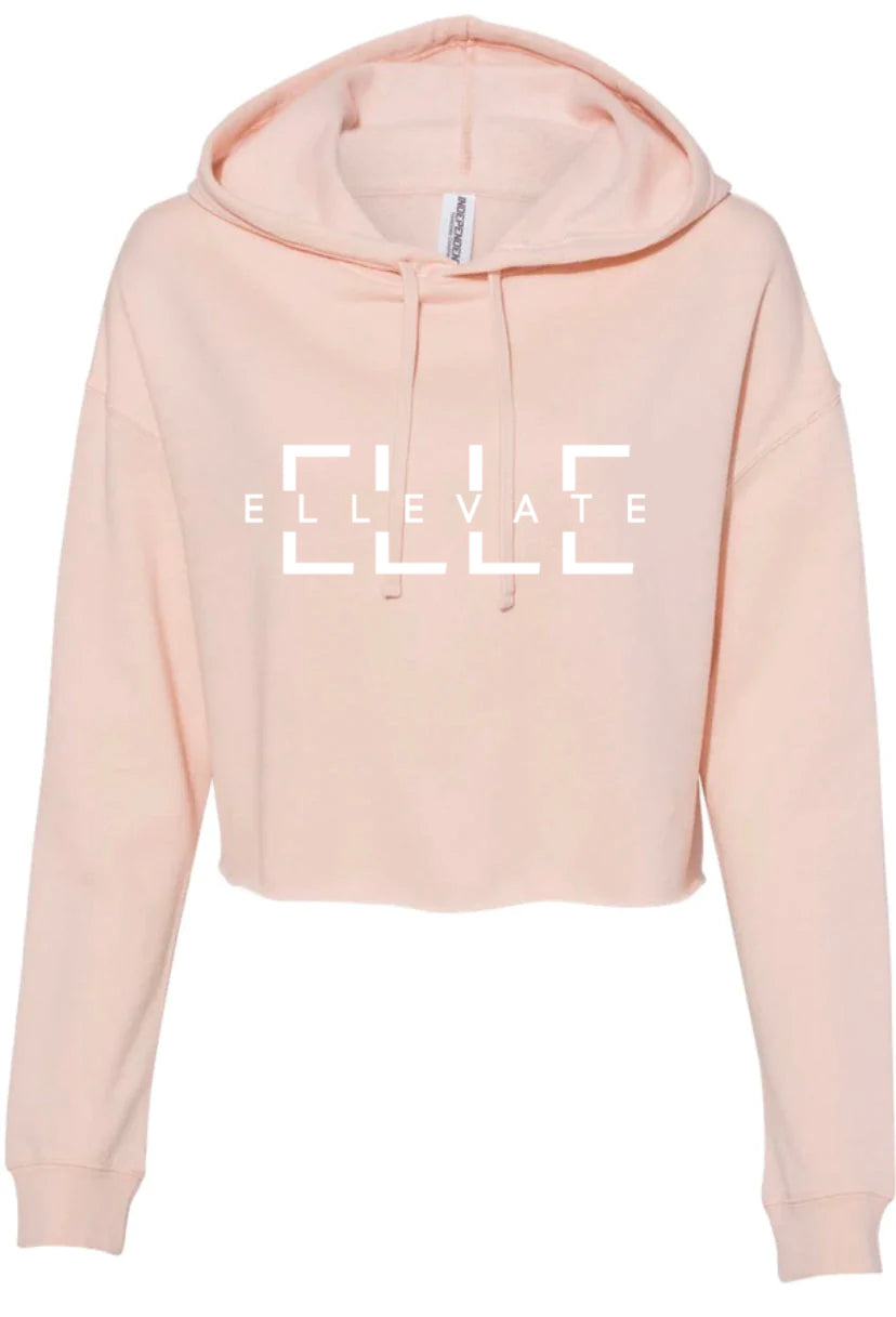 ELLEVATE WELLNESS CROP HOODIE ( LIGHTWEIGHT)