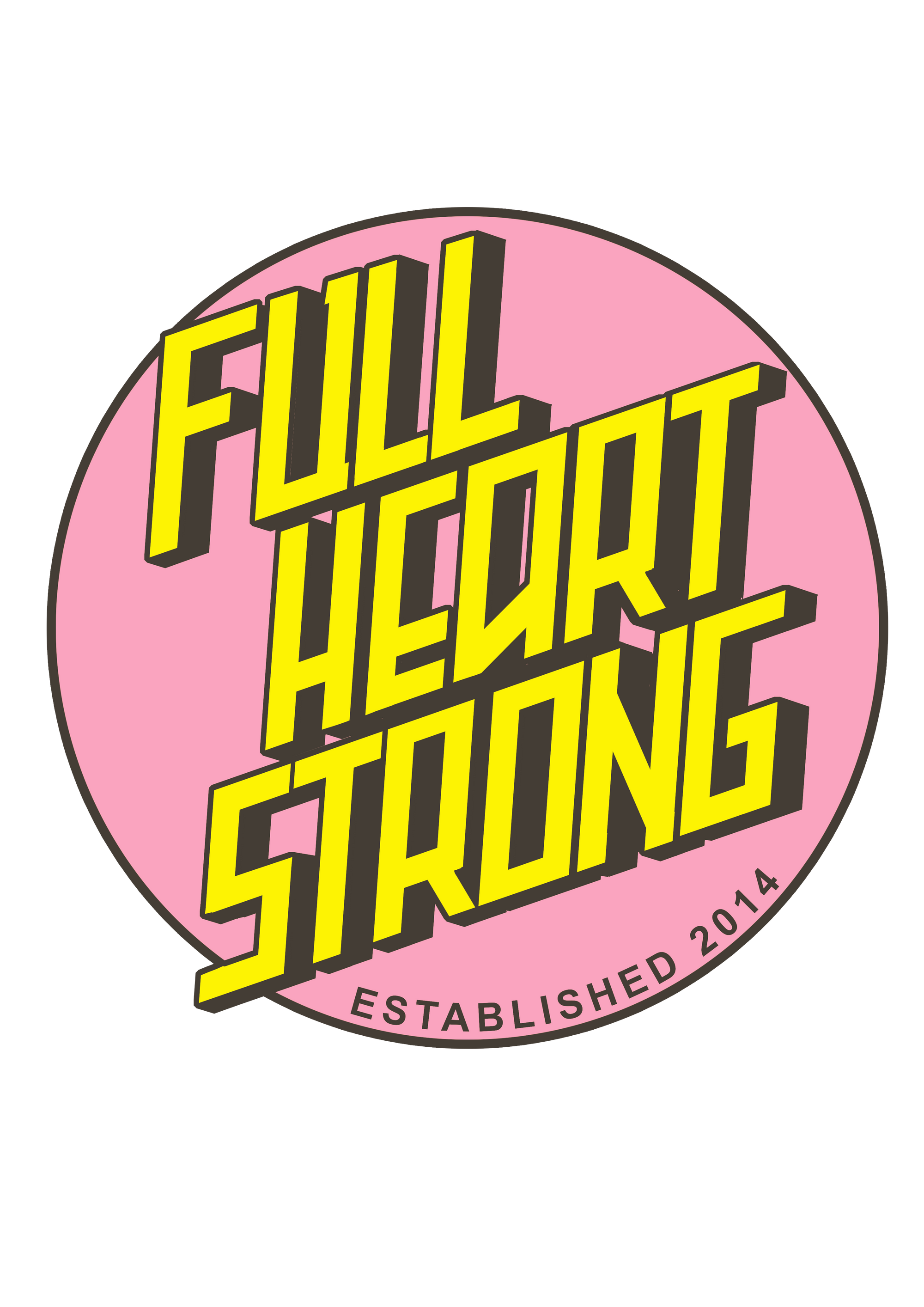 Full Heart Strong Decal