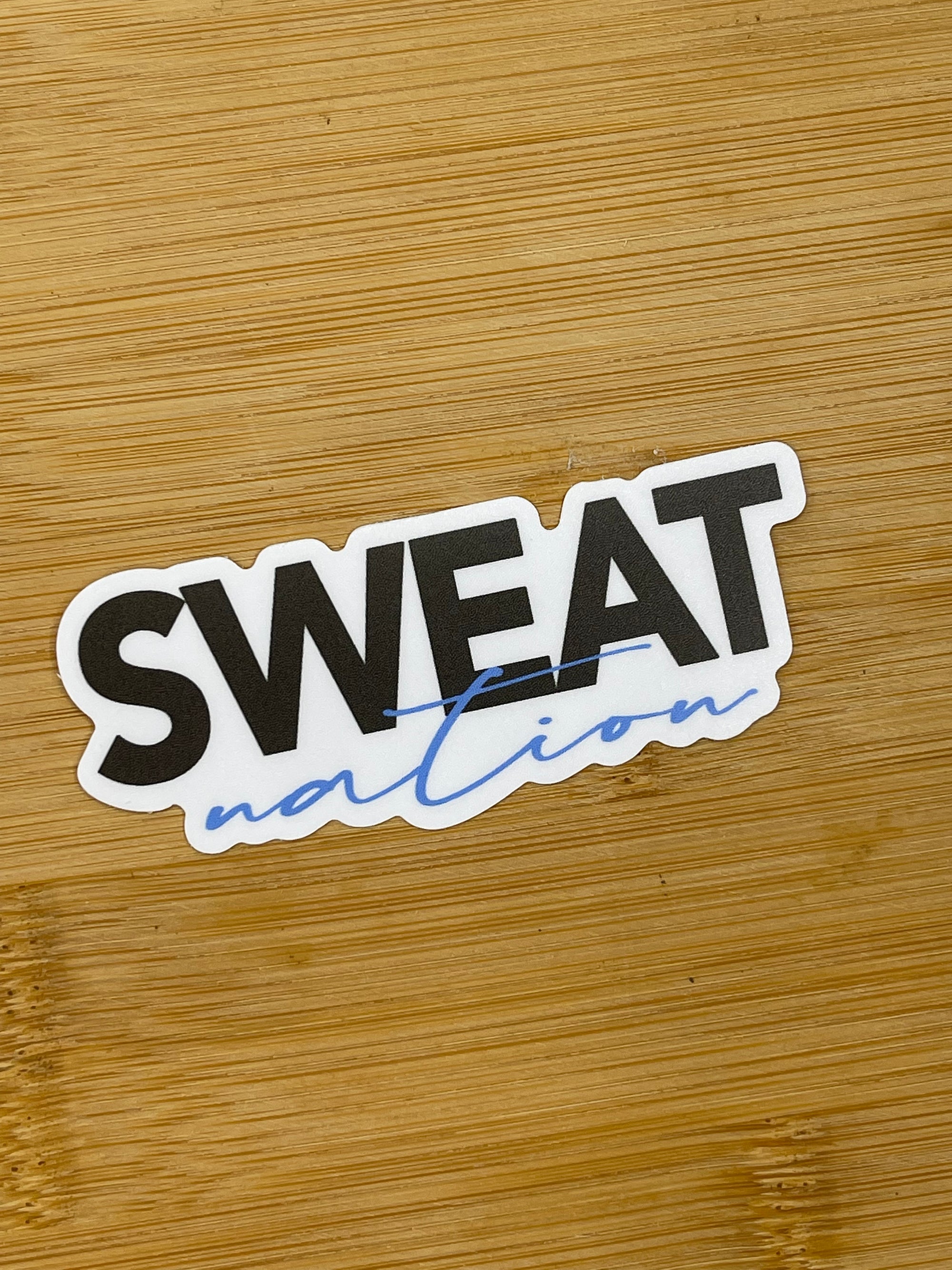 SWEAT NATON DIE CUT STICKER