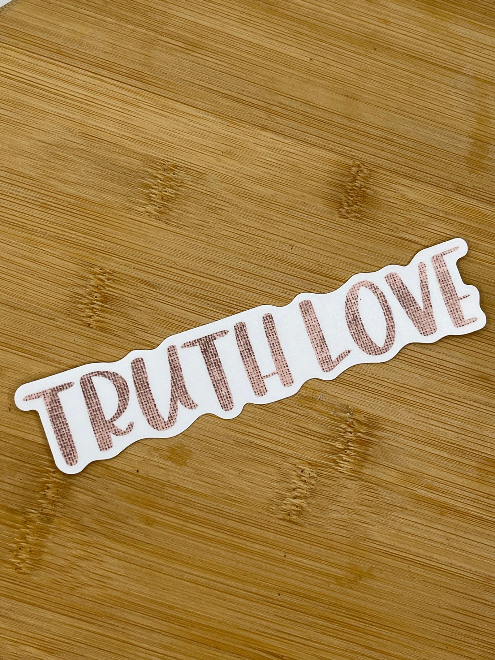 Autocollant découpé TruthLove