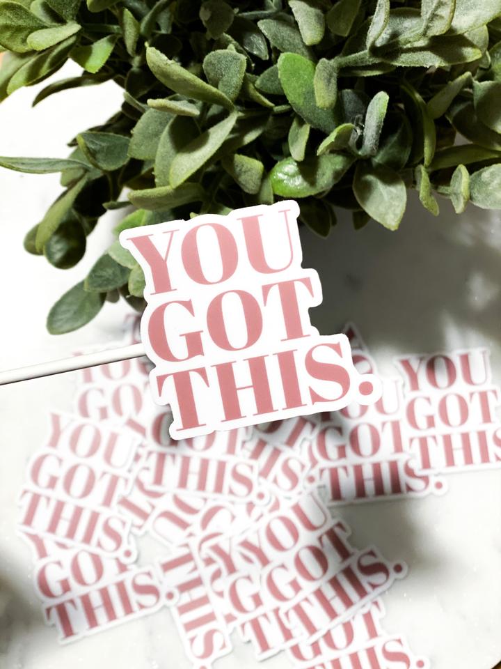 You Got This Dye Cut Sticker