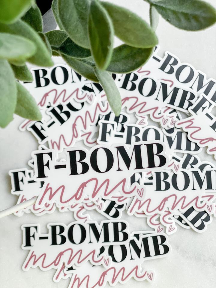 F-Bomb Mom Dye Cut Sticker