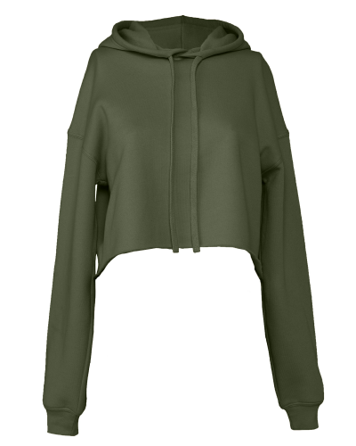 New Beginnings Fleece Crop Hoodie