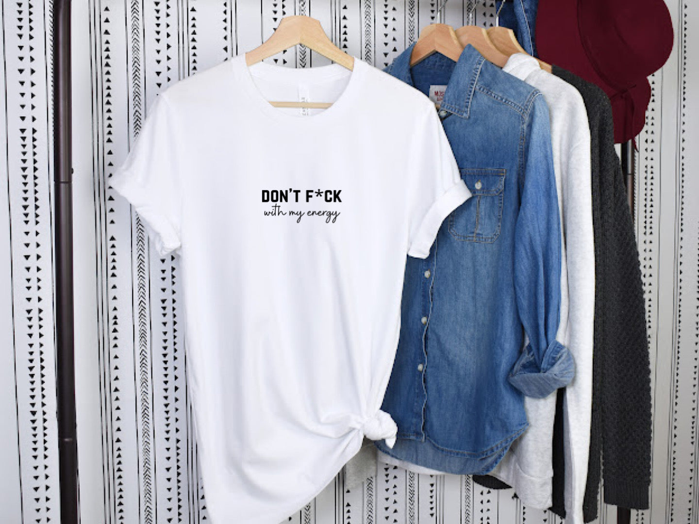 NE TOUCHEZ PAS À MON T-SHIRT ÉNERGIE