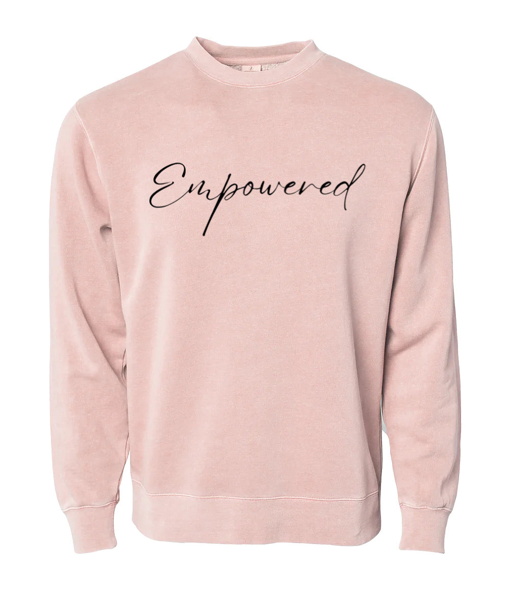 EMPOWERED Midweight Pigment Dyed Crew