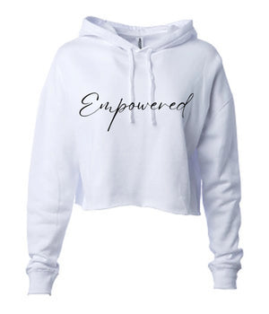 EMPOWERED LIGHTWEIGHT CROP HOODIE