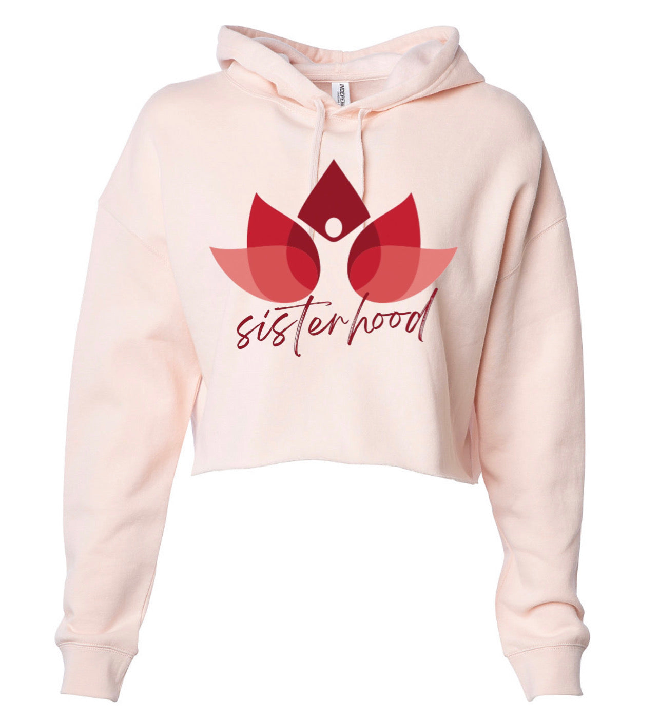 THE SISTERHOOD LIGHTWEIGHT CROP HOODIE
